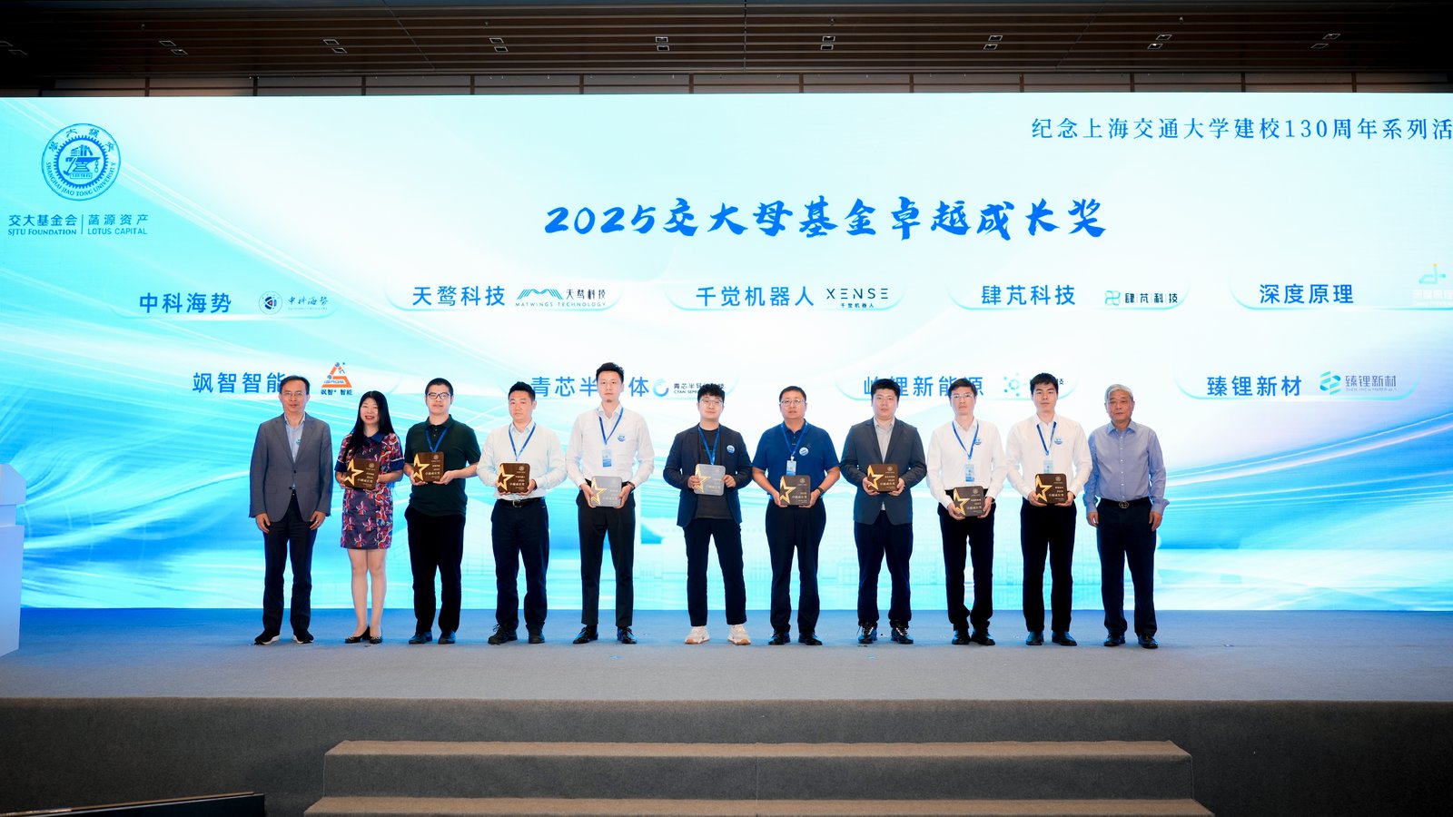 飒智智能(néng)榮膺“2025交大(da)母基金卓越成(cheng)長(zhang)獎”(圖1)